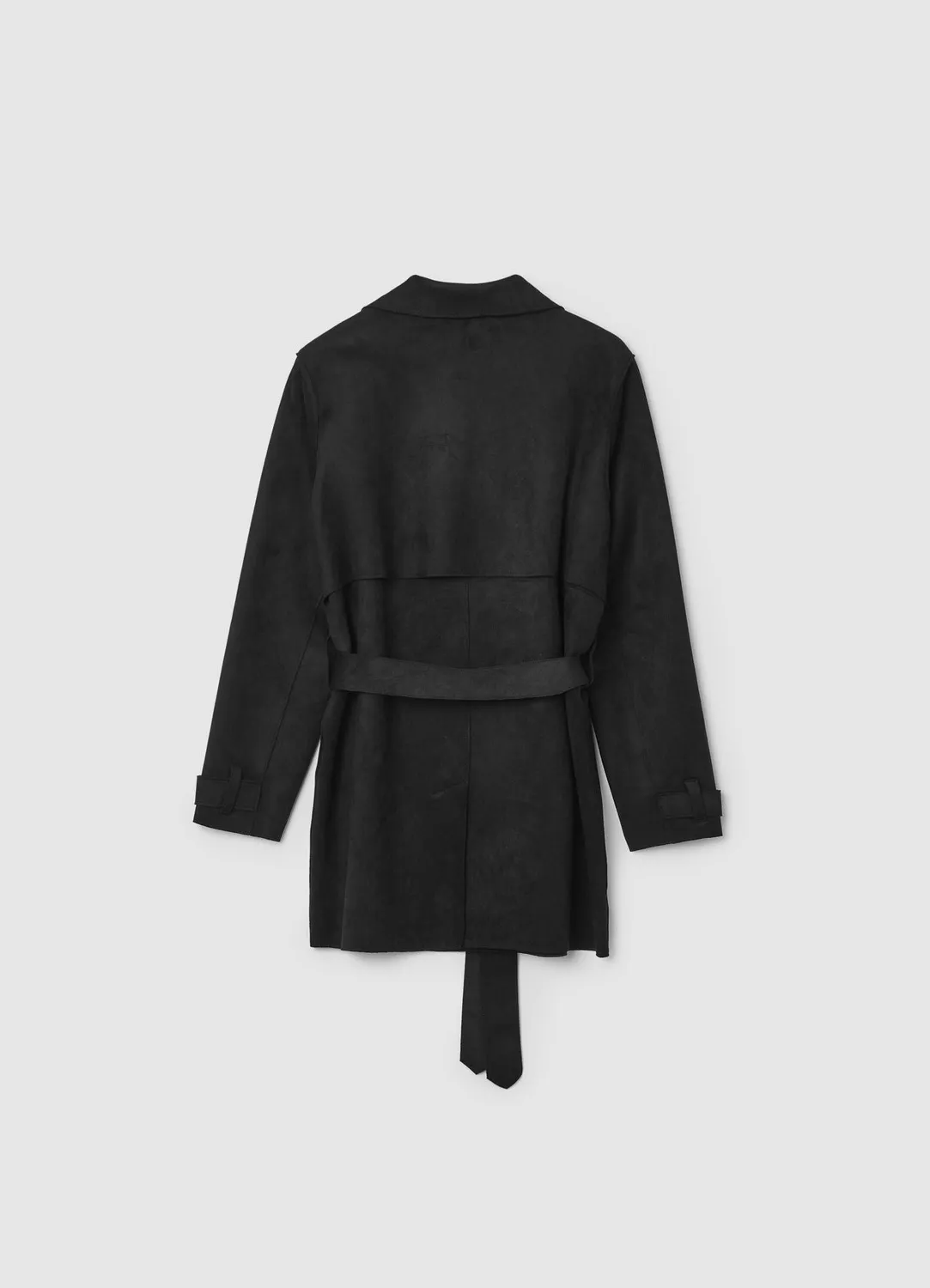Calliope trench effet suède femme à ceinture