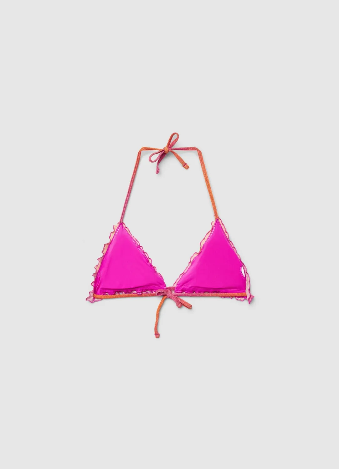 Calliope haut bikini triangle femme brillant