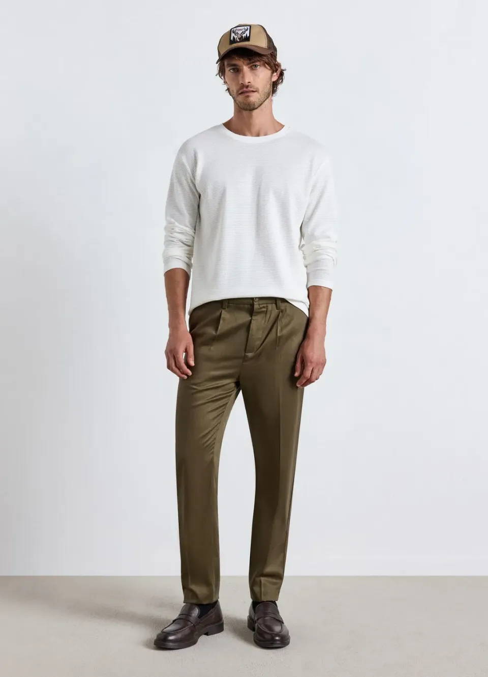 Calliope pantalon chino slim homme uni