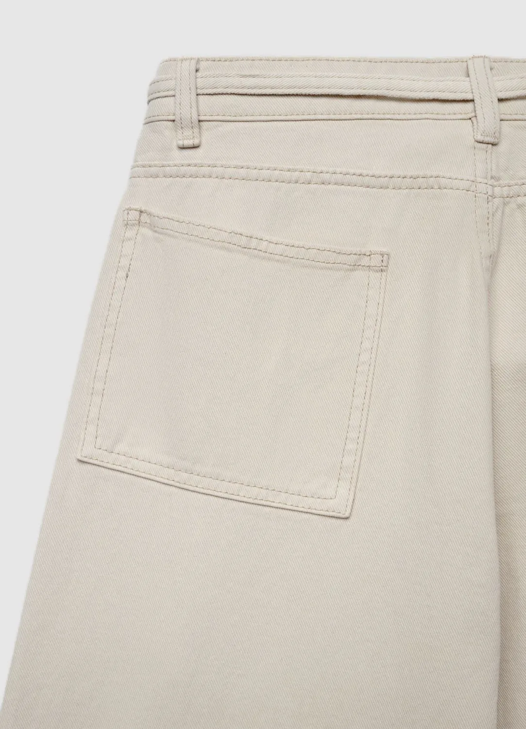Calliope Jean palazzo cargo femme taille haute