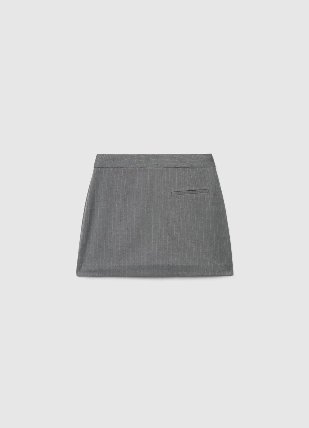 Calliope jupe mini portefeuille rayures femme