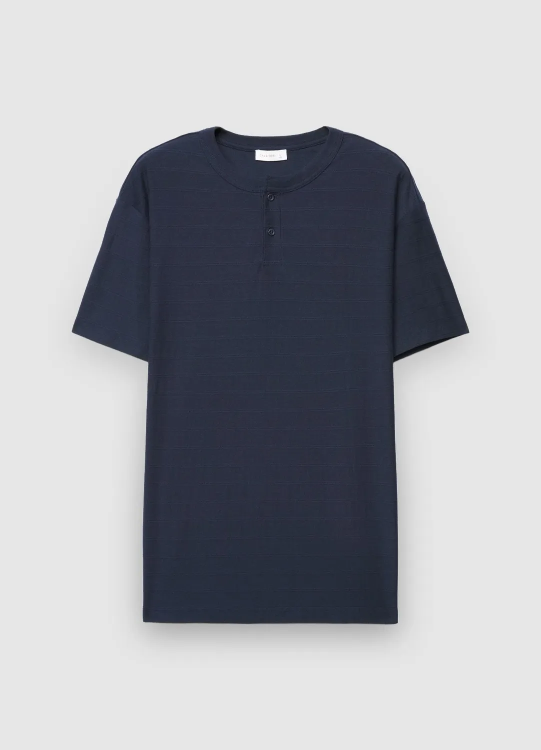 Calliope Serafino t-shirt homme rayures relief