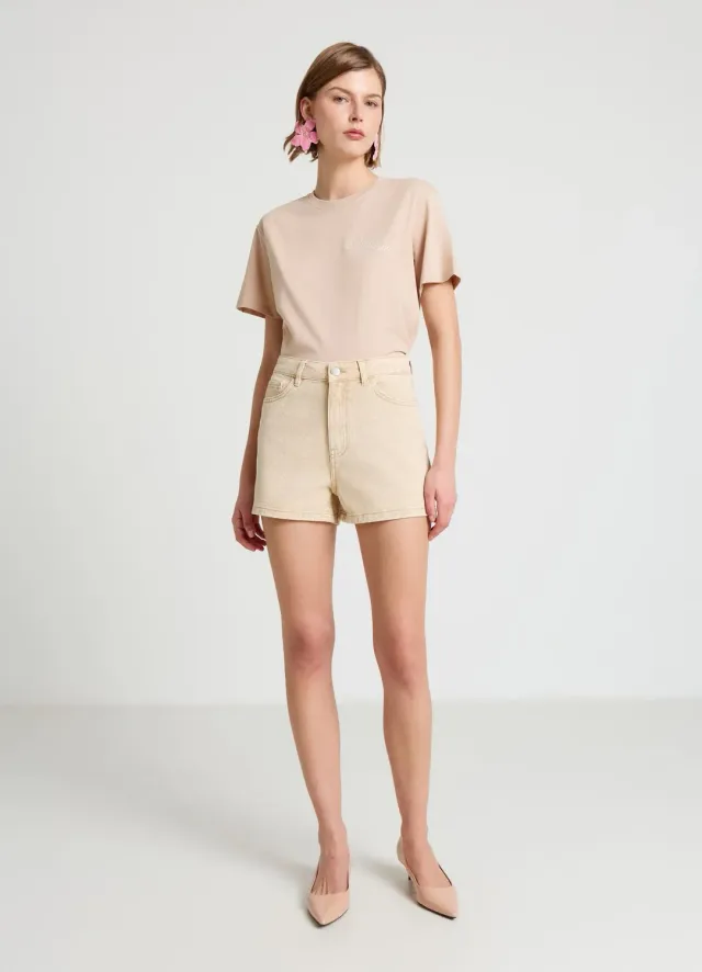 Calliope Short Denim Femme 5 Poches Coupe Regular