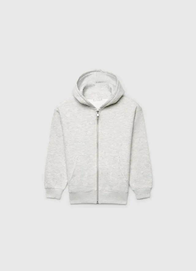 Calliope Sweat Zippe Capuche Fille Molleton Epais