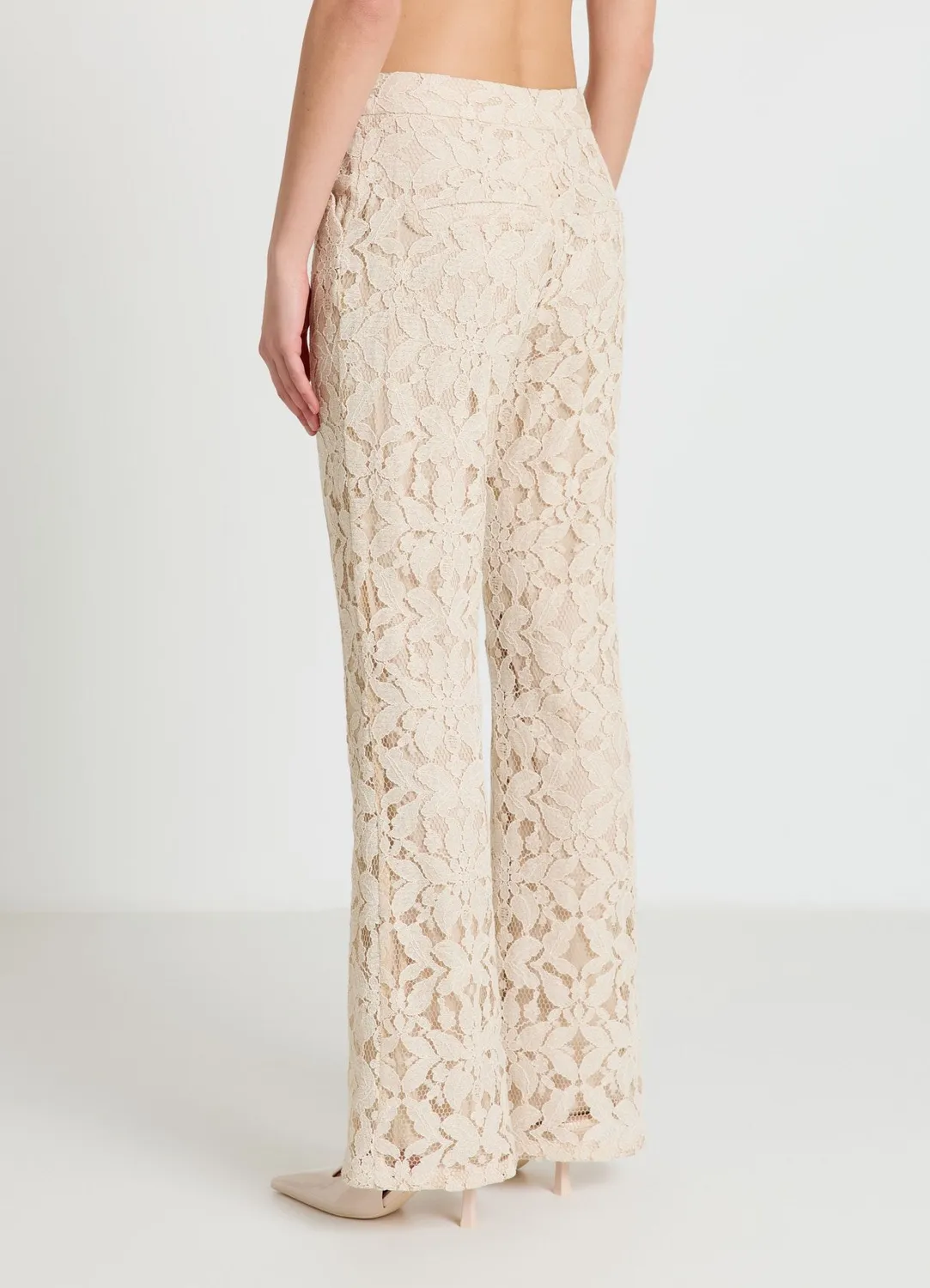Calliope pantalon flare dentelle femme cérémonie