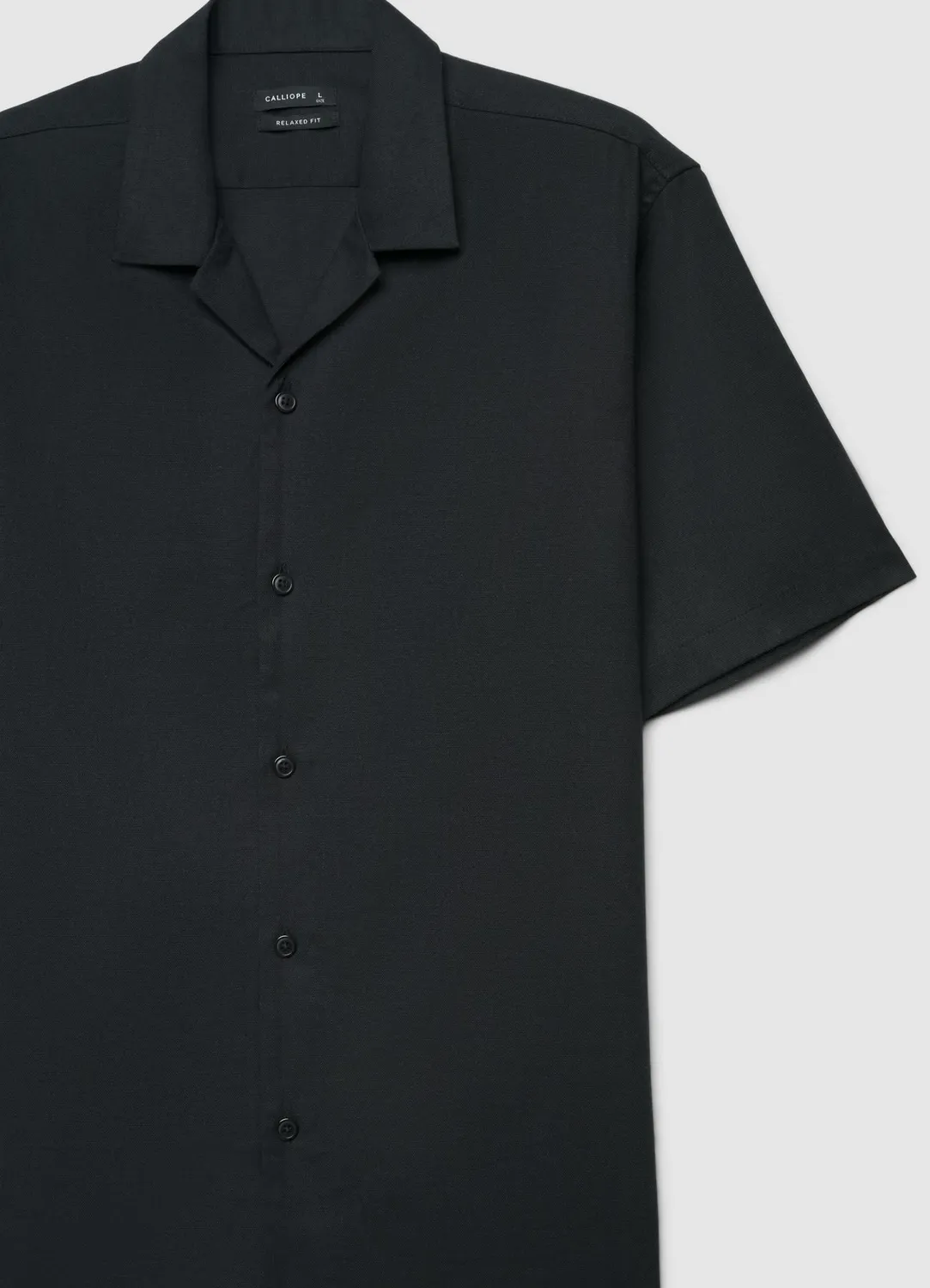 Calliope chemise bowling homme misto lino relaxed