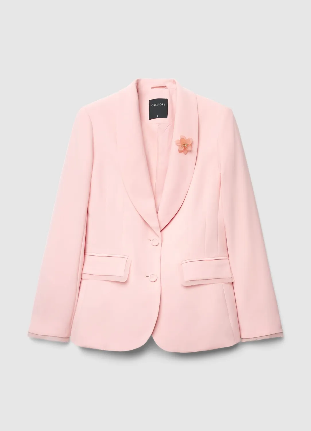 Calliope veste châle femme cérémonie 2 boutons