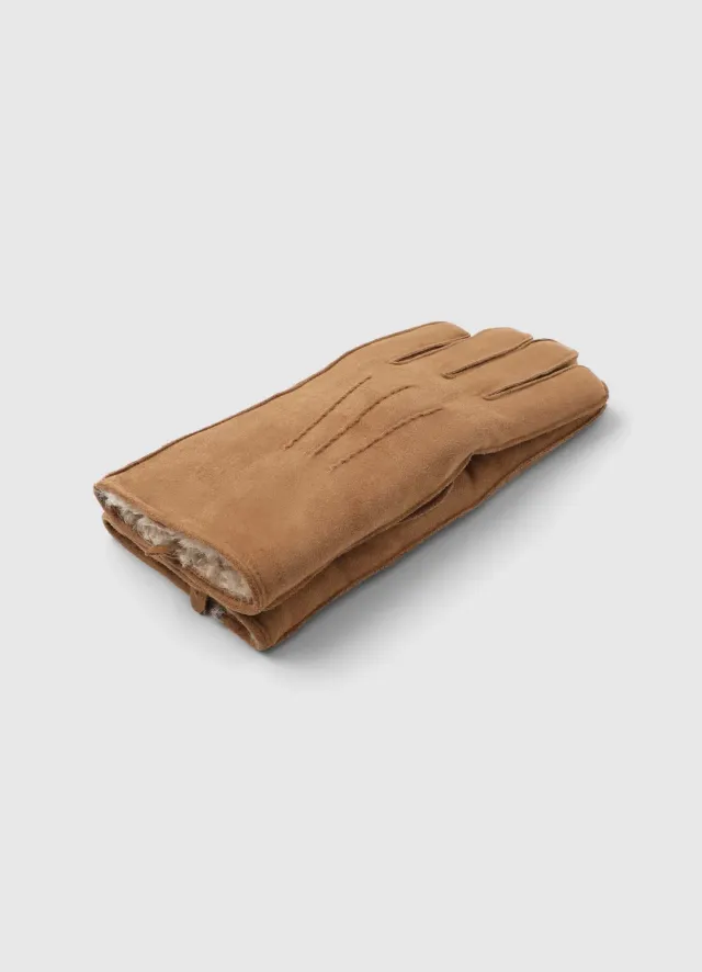 Calliope gants aspect mouton homme doublure chaude