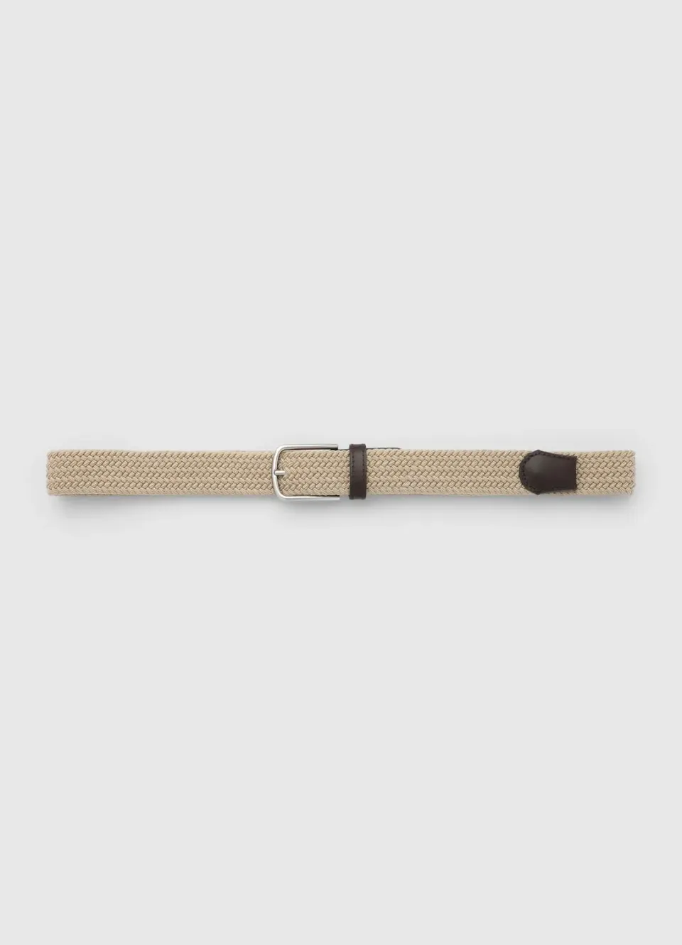 Calliope ceinture tressée élastique homme cuir