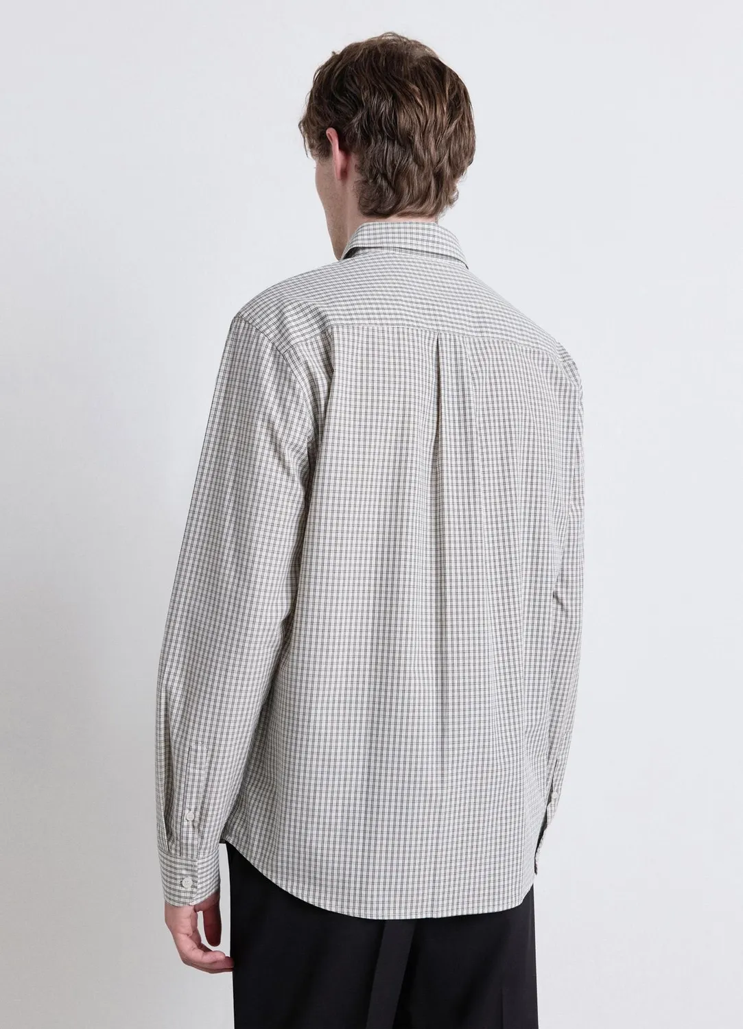 Calliope Chemise classique à carreaux homme manches longues