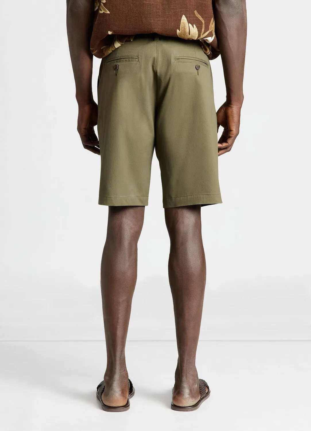 Calliope short chino homme uni coupe droite