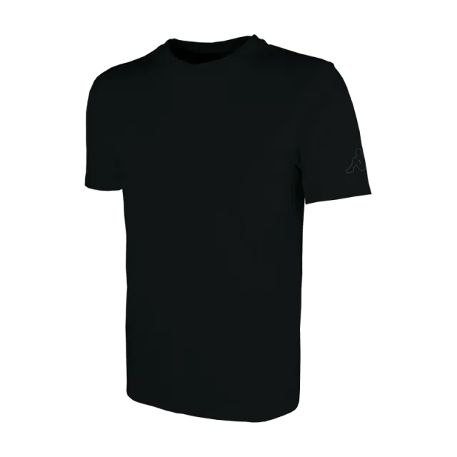 Kappa Rieti t-shirt noir enfant coton 6Y-14Y