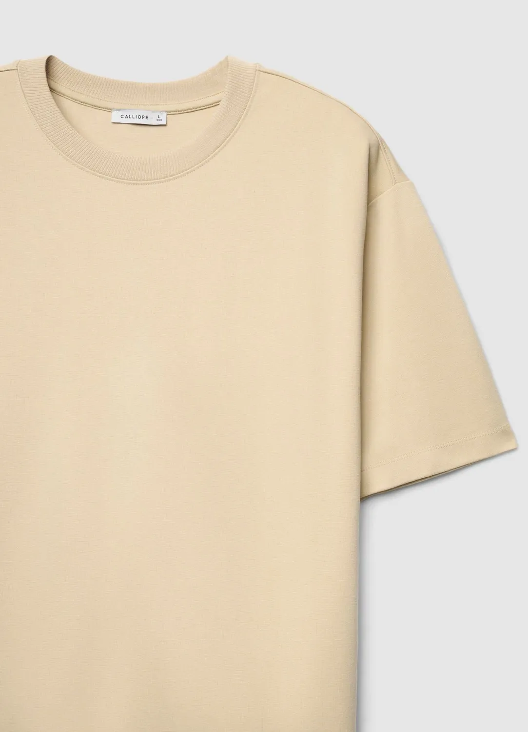 Calliope t-shirt ample uni homme col rond