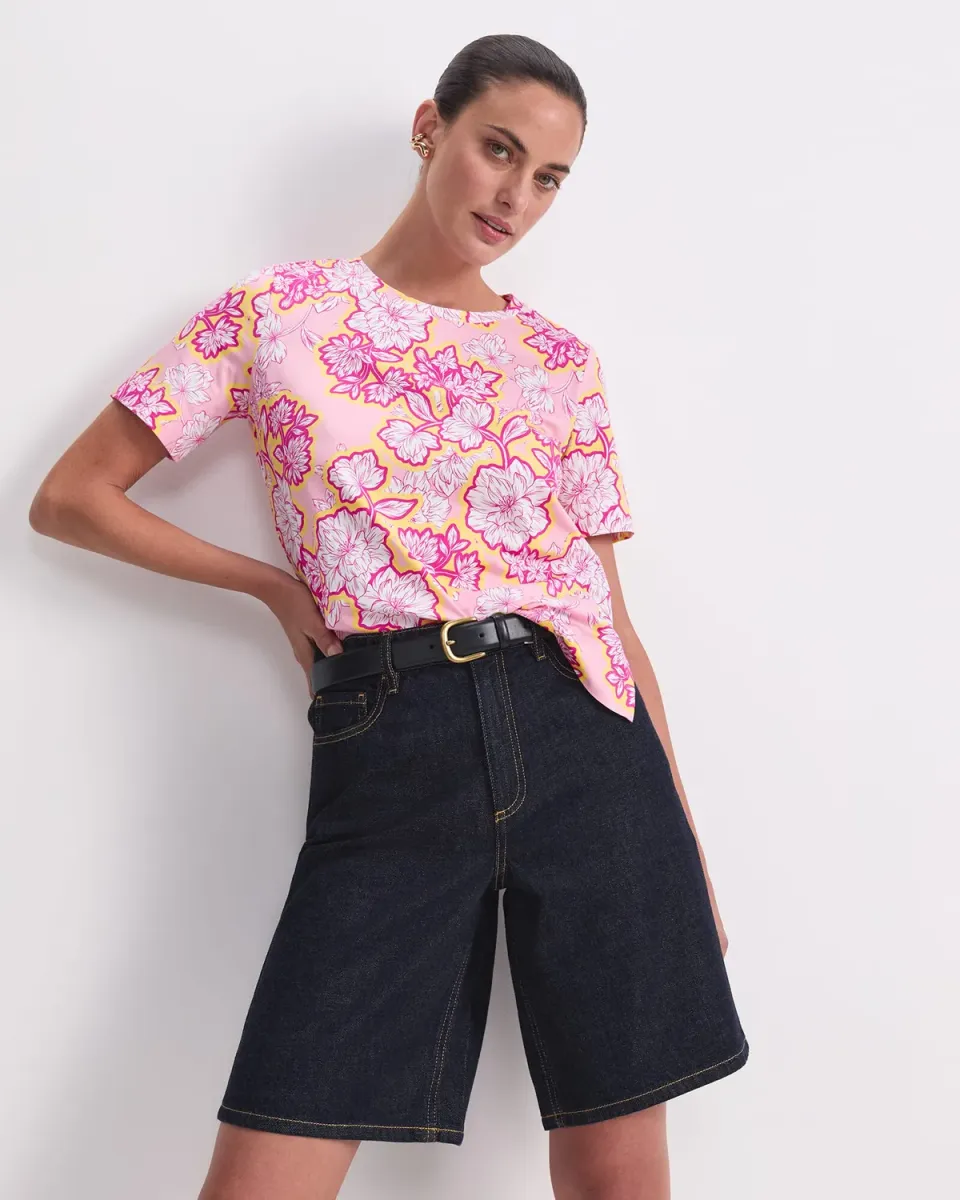 Sportscraft Fleur t-shirt coton motif floral femme