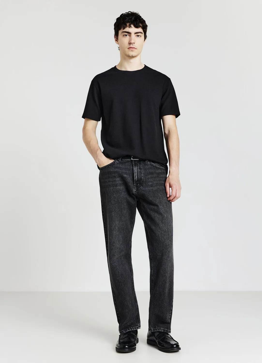 Calliope t-shirt dévoré coton homme col rond