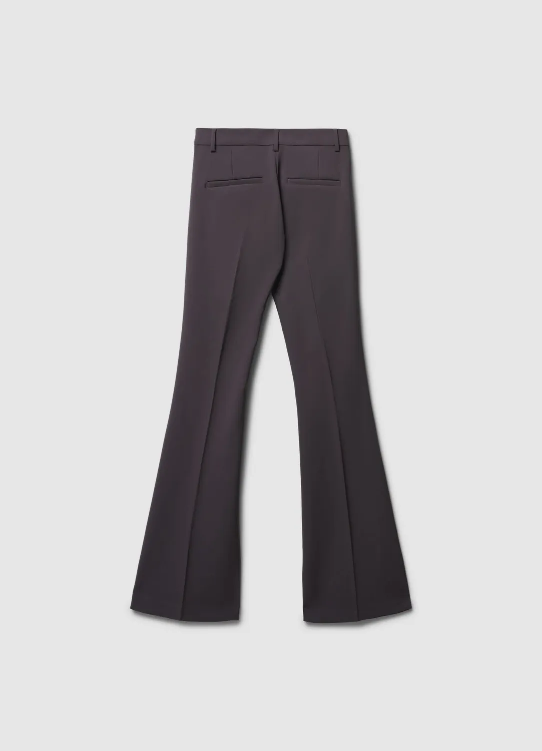 Calliope pantalon flare stretch femme zip bureau