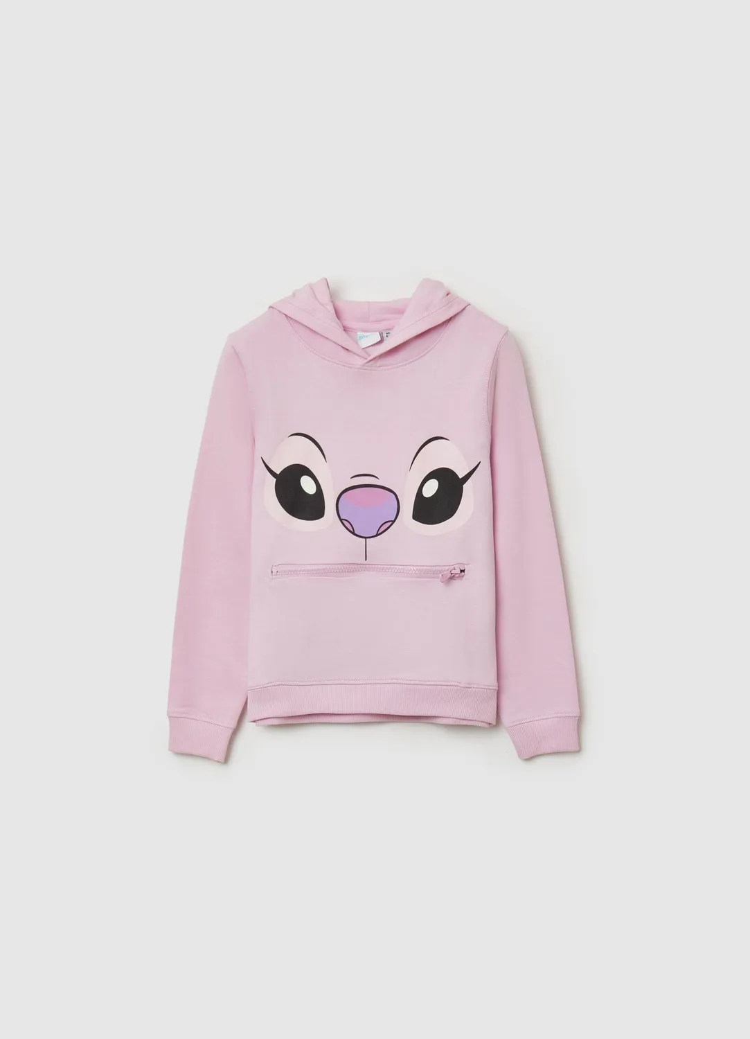 Calliope Angel sweat fille à capuche poche zippée