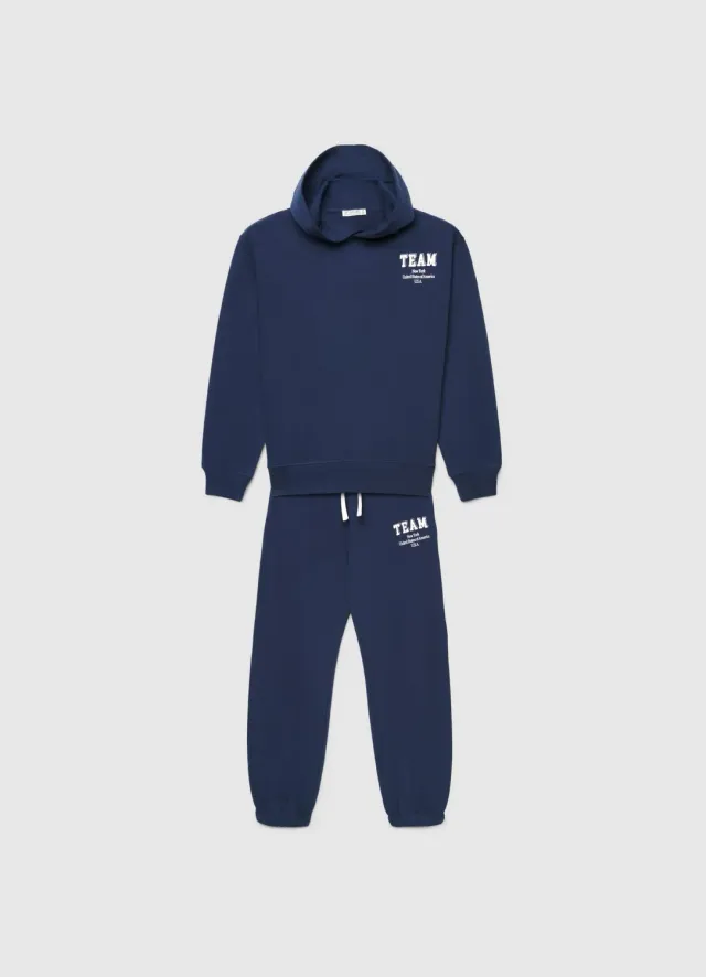 Calliope Pack 2 Jogging Garçon Hoodie Uni à Message