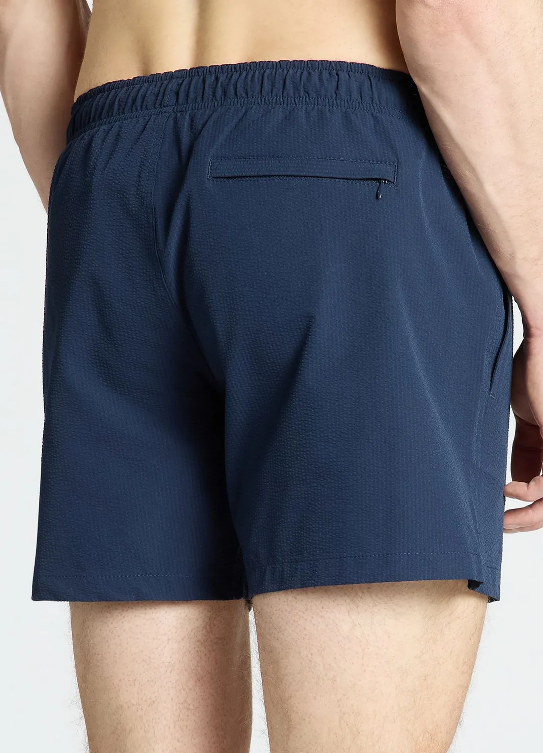 Calliope Short de Bain Homme Uni Seersucker