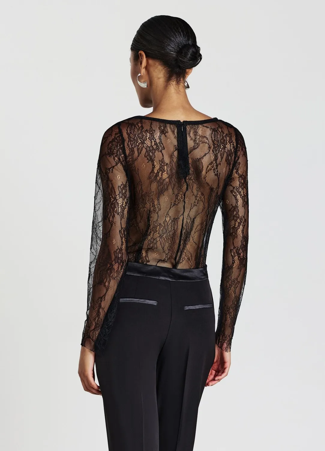 Calliope Body dentelle manches longues femme
