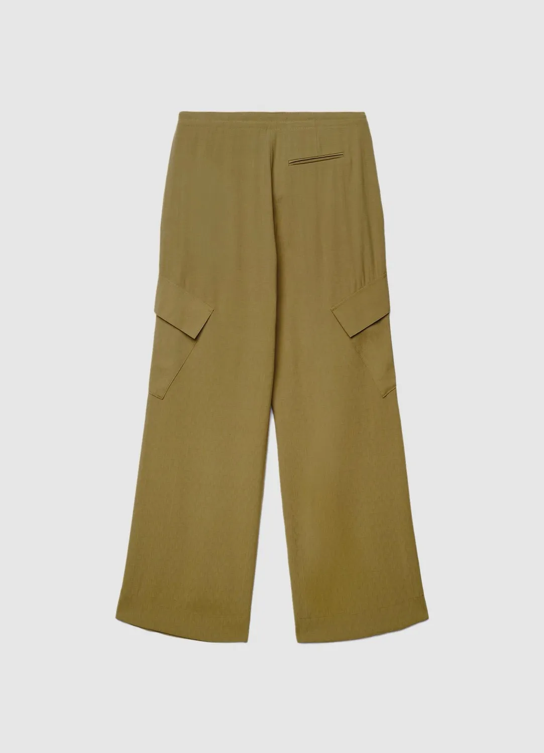 Calliope pantalon straight cargo à cordon femme poches