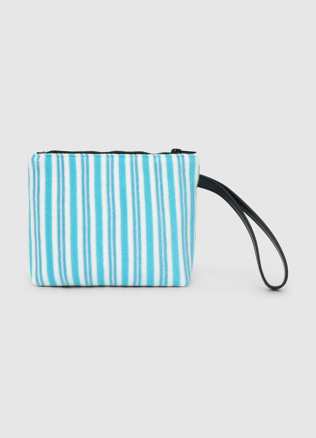Calliope Rayée pochette homme rayures brodée