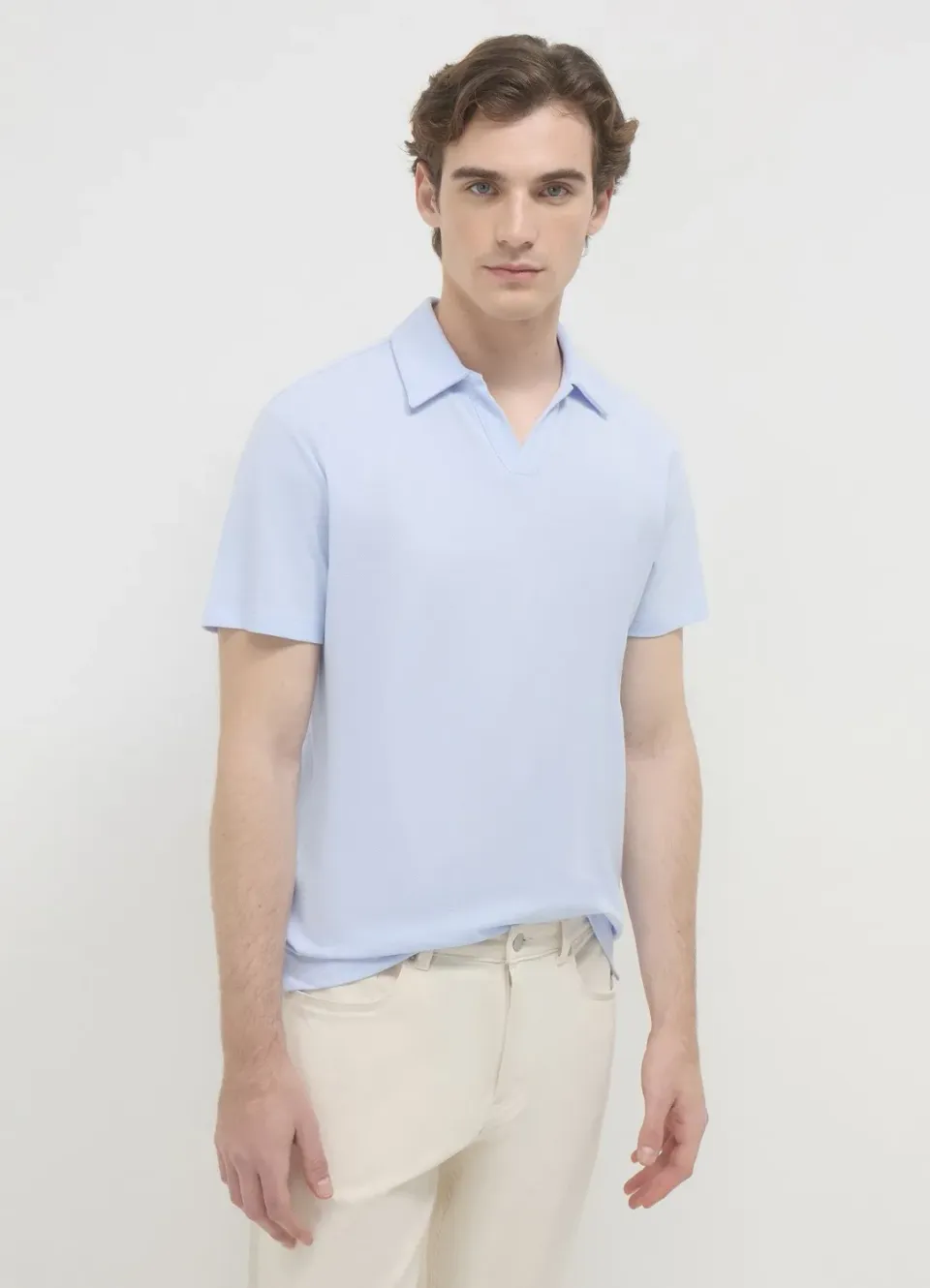 Calliope T-shirt Polo homme coton manches courtes
