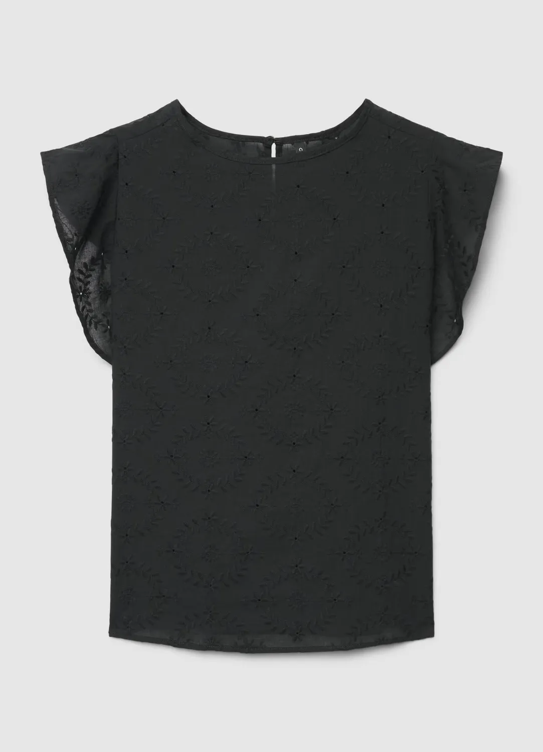Calliope Blouse broderie sangallo femme manches volants