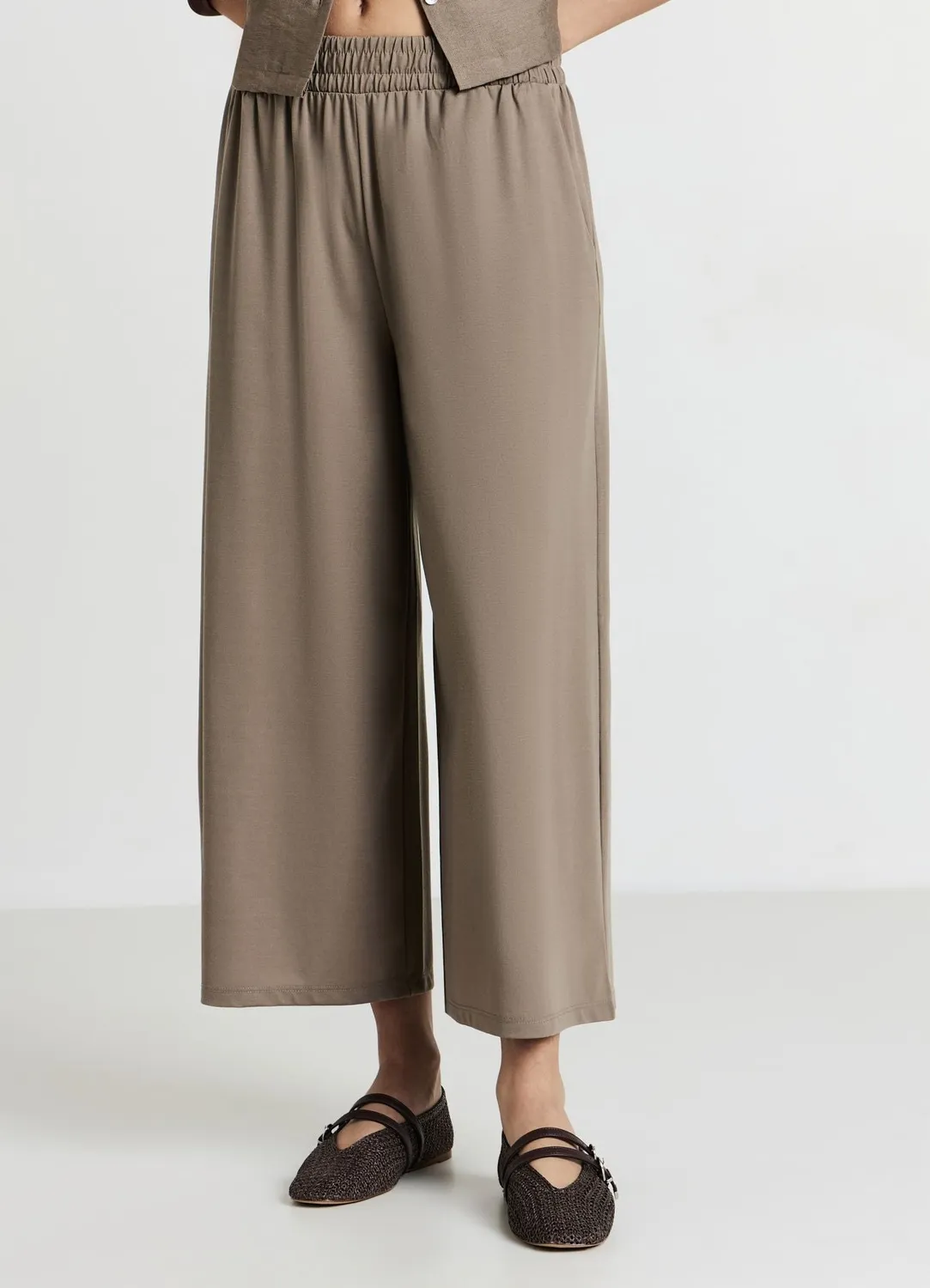Calliope pantalon jogging crop femme poches