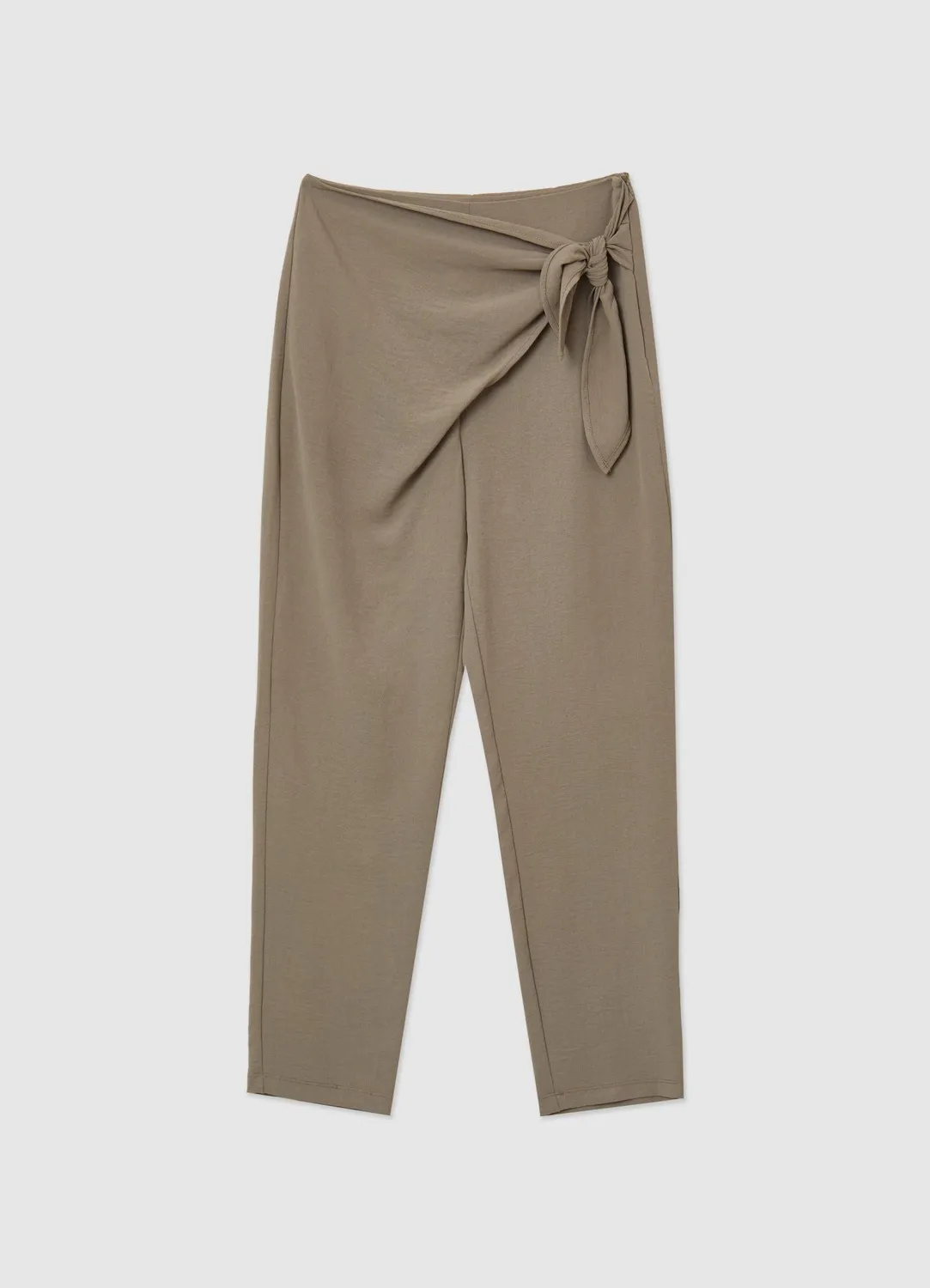 Calliope nœud pantalon femme long uni