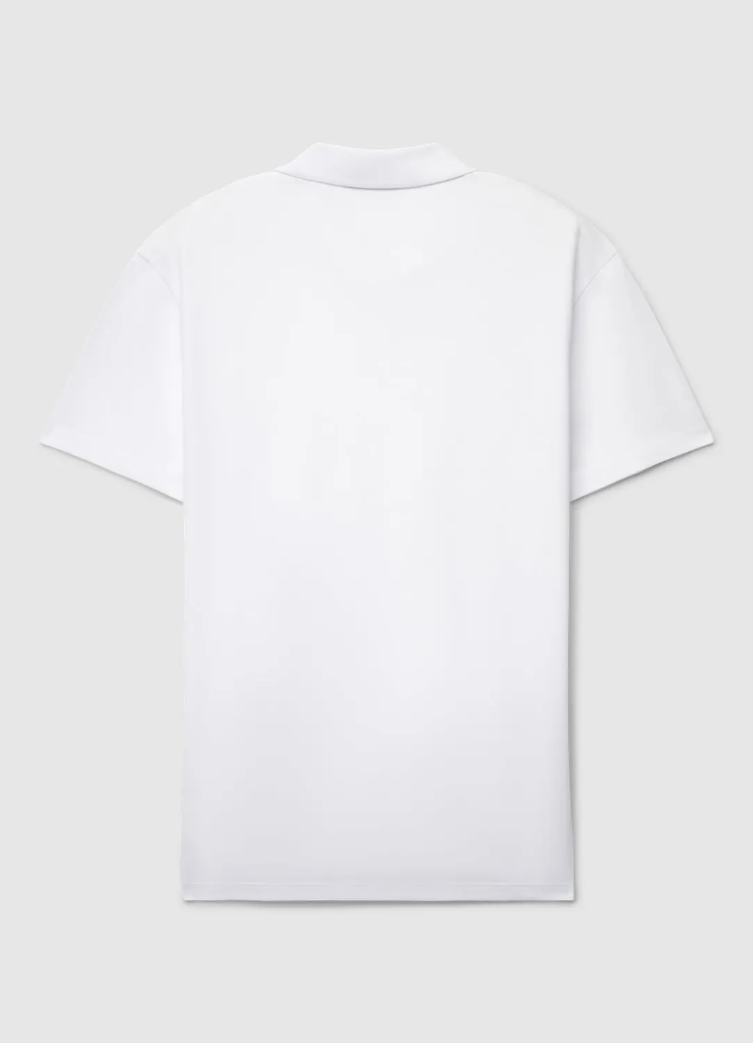 Calliope t-shirt polo homme uni sans boutons