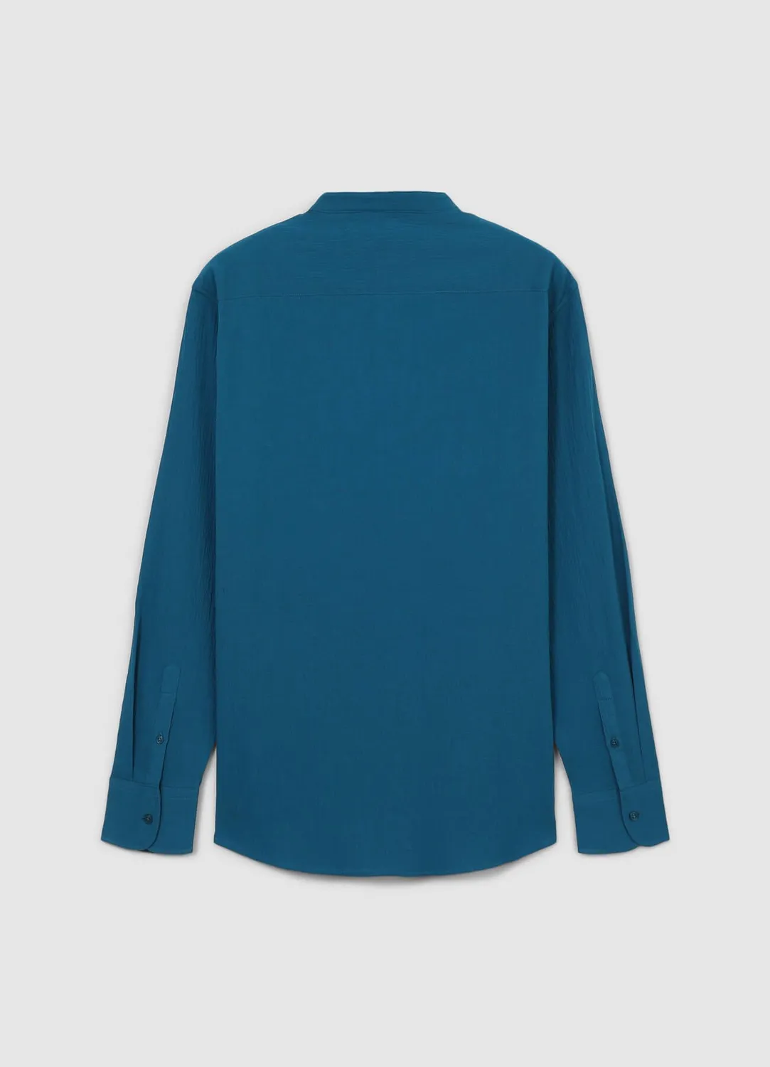 Calliope chemise col mao homme coton regular