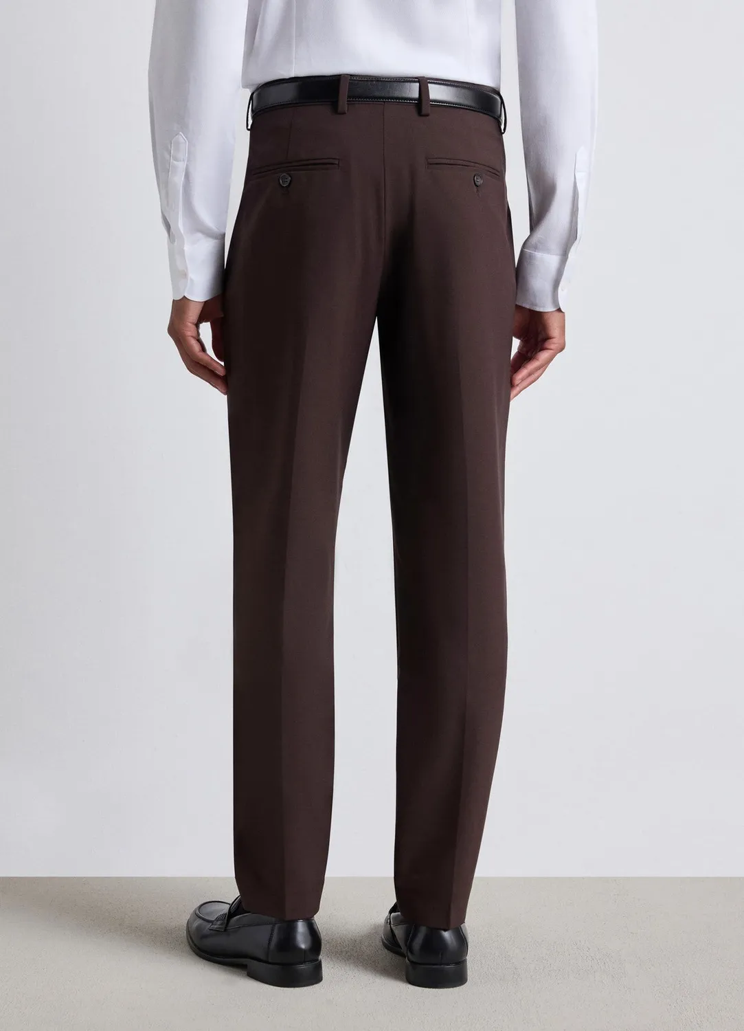 Calliope Atelier pantalon tailleur homme pli uni