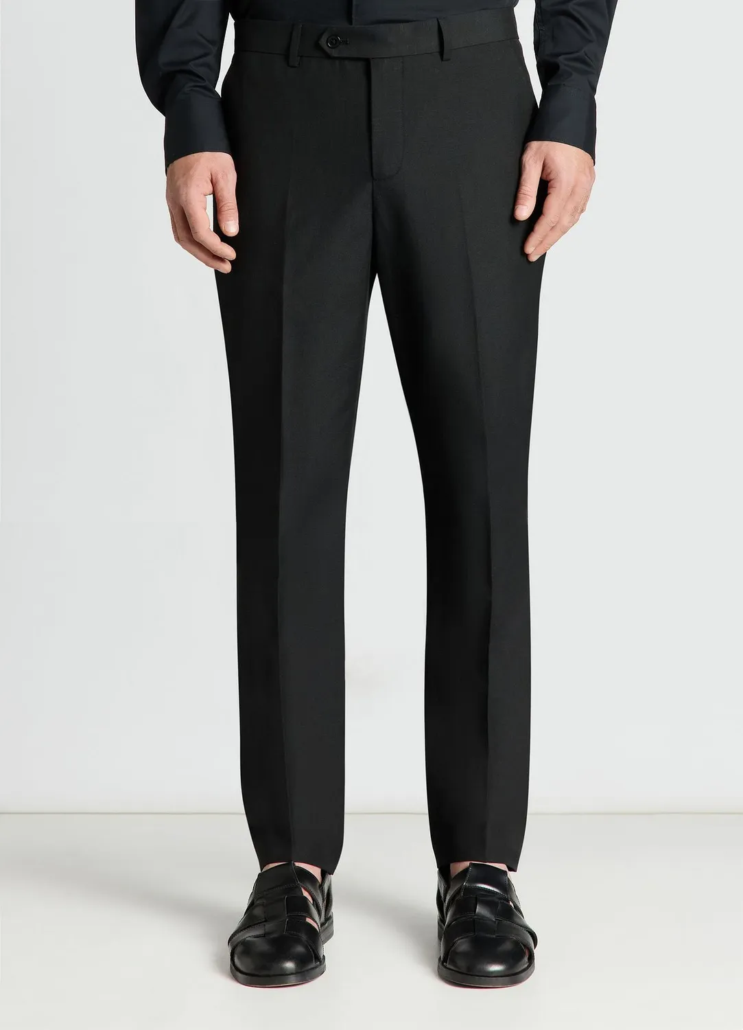 Calliope pantalon de costume homme pli coupe droite