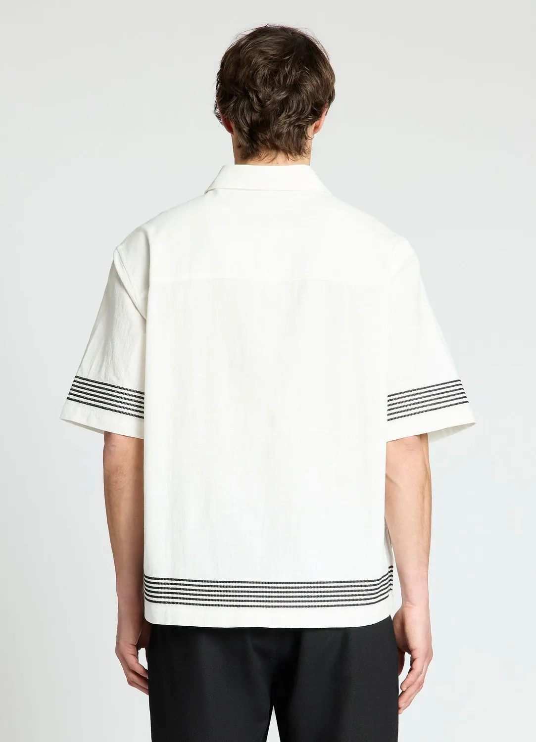 Calliope chemise homme boxy manches courtes rayures