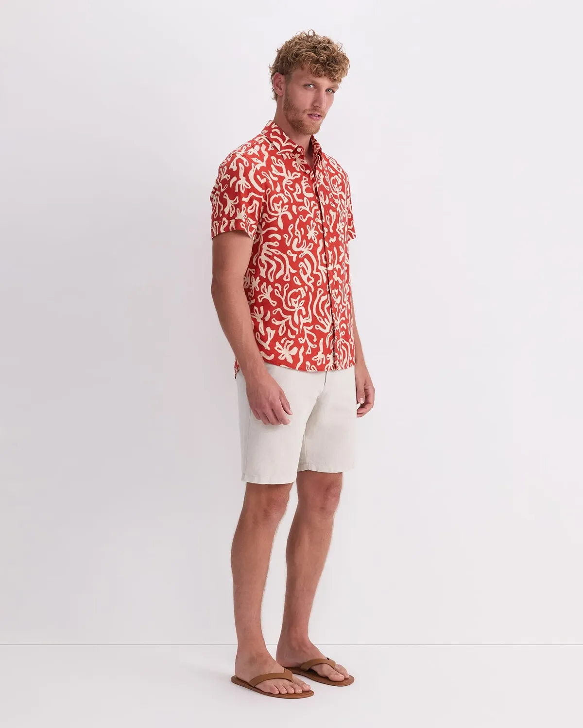 Sportscraft Milo chemise imprimée lin homme