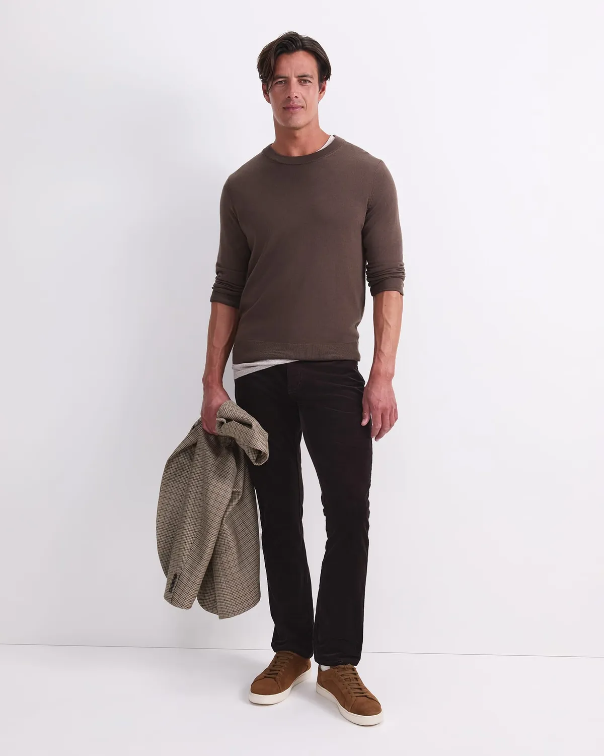 Sportscraft Merino Crew pull homme laine