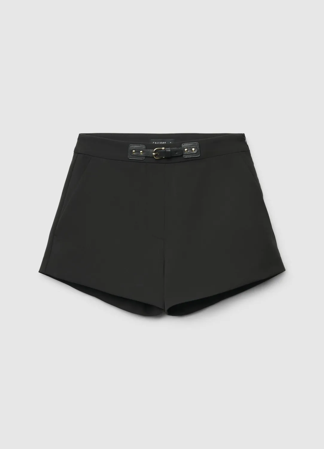 Calliope short détail ceinture femme boucle décorative