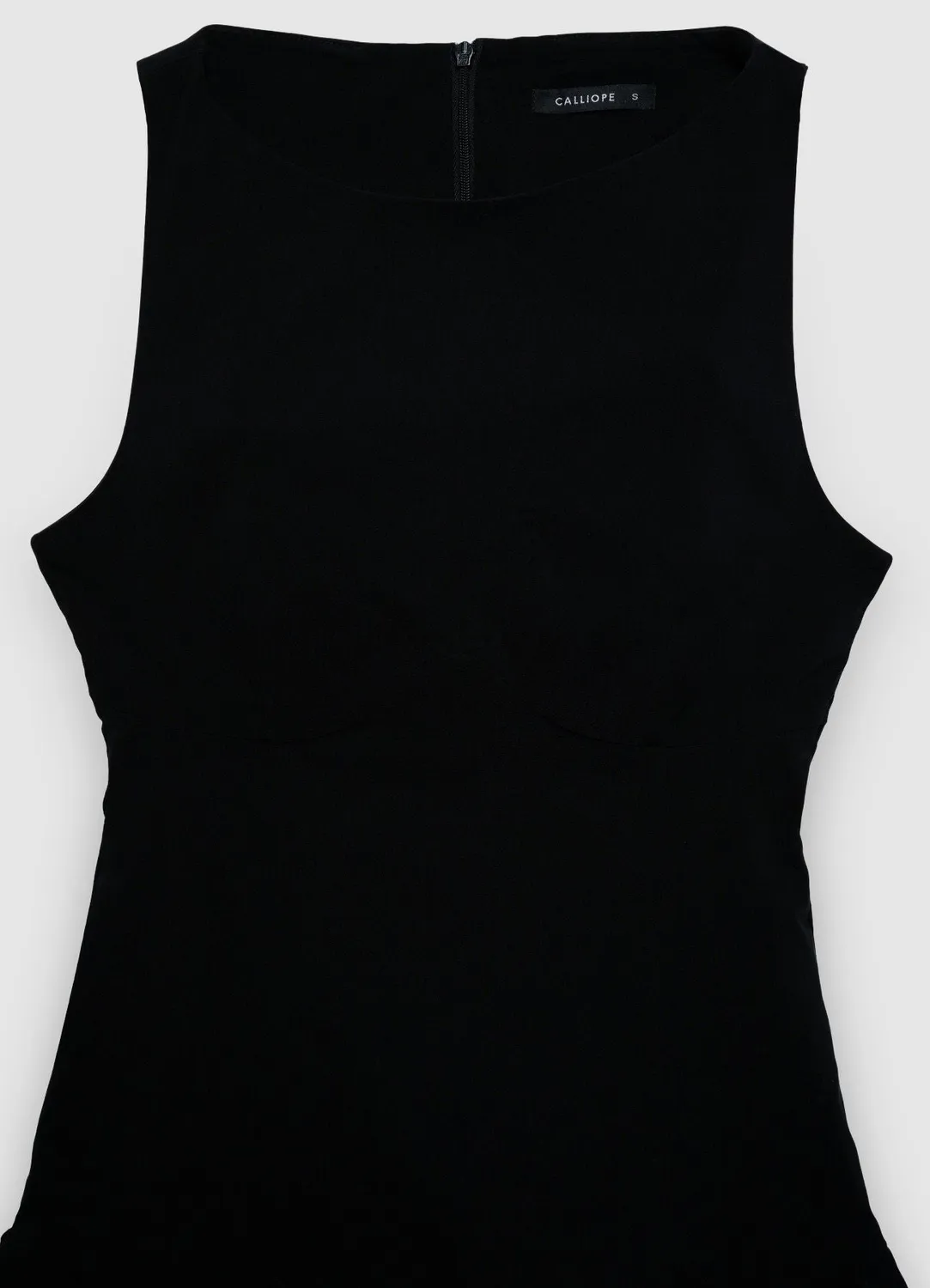 Calliope atelier robe femme sans manches à volant