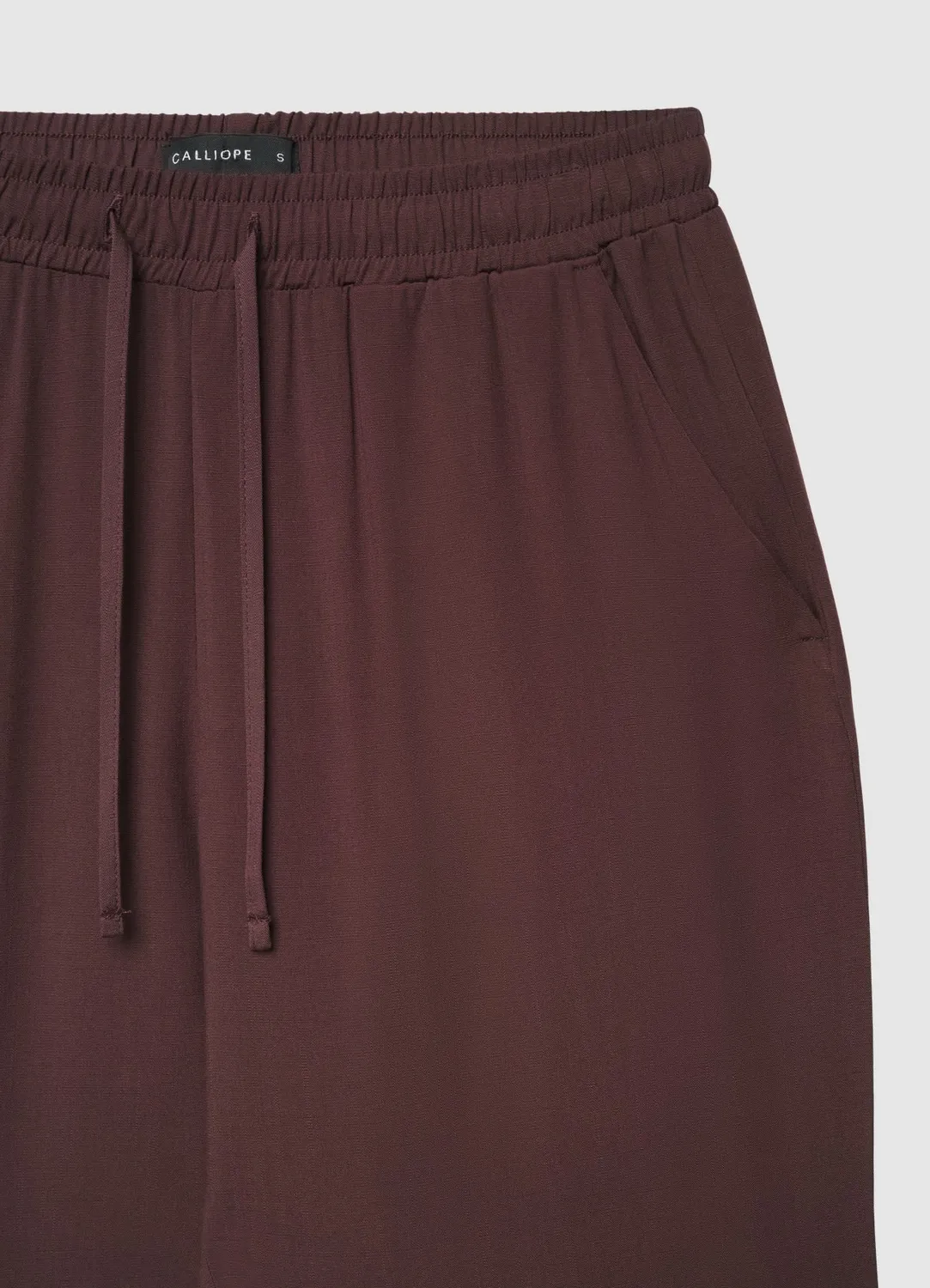 Calliope Pantalon femme taille haute droit