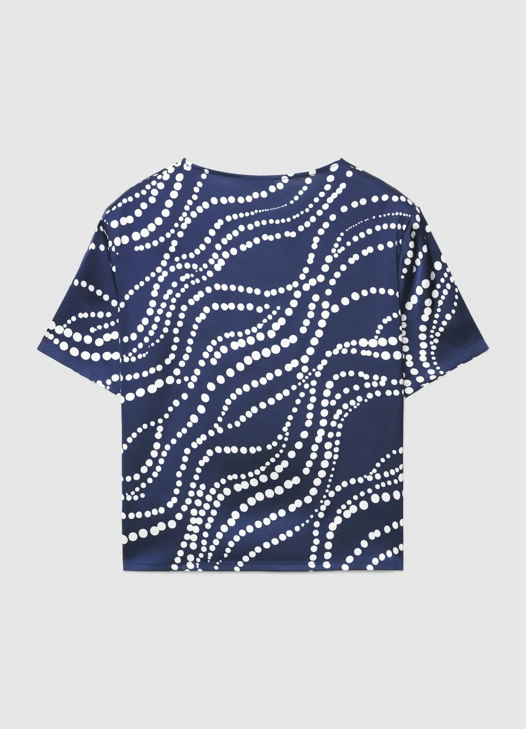 Calliope t-shirt satin femme imprimé géométrique