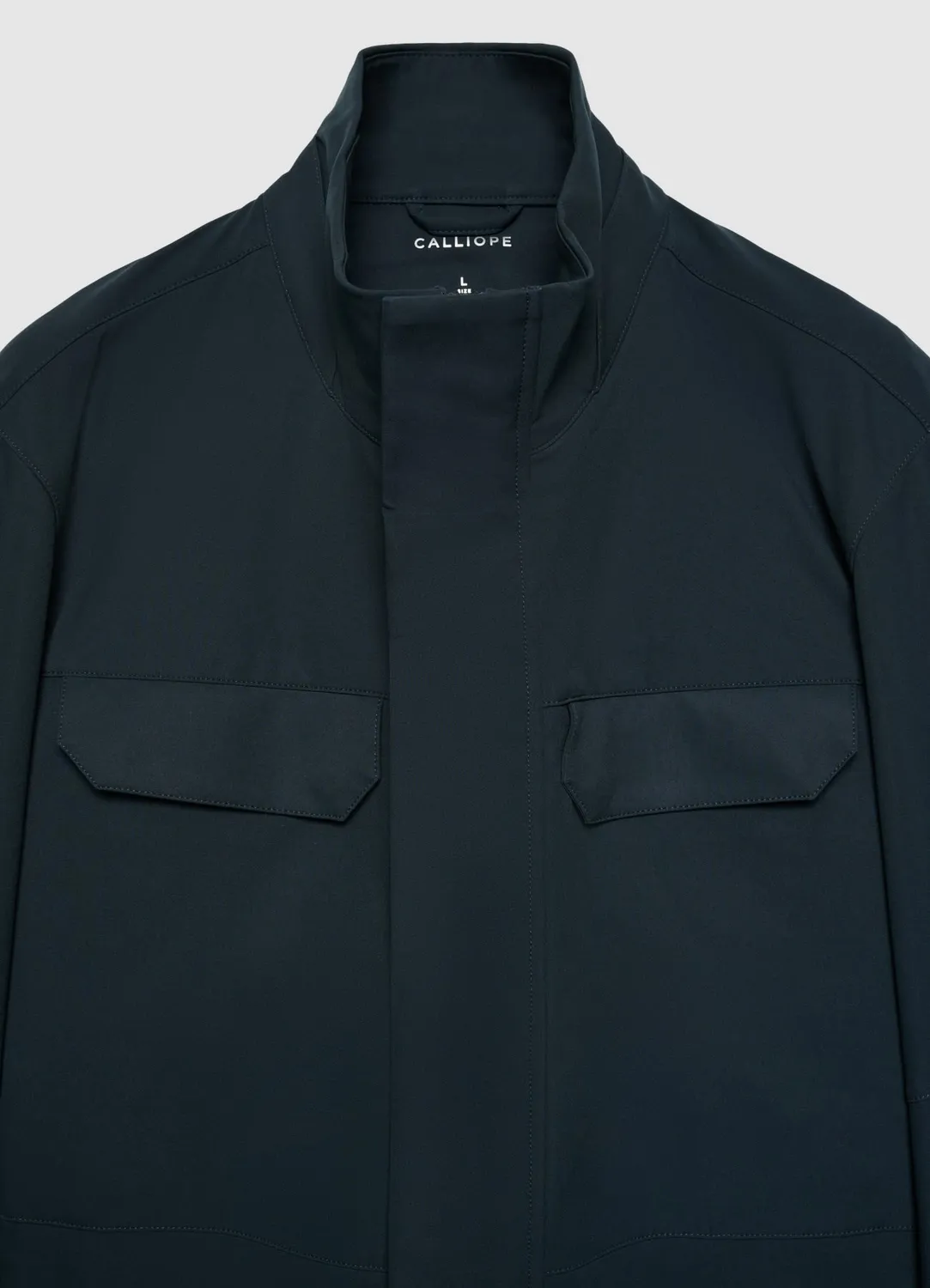 Calliope veste saharienne homme col montant poches