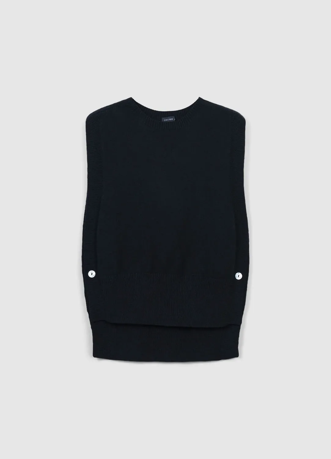 Calliope Gilet in maglia gilet femme maille boutons