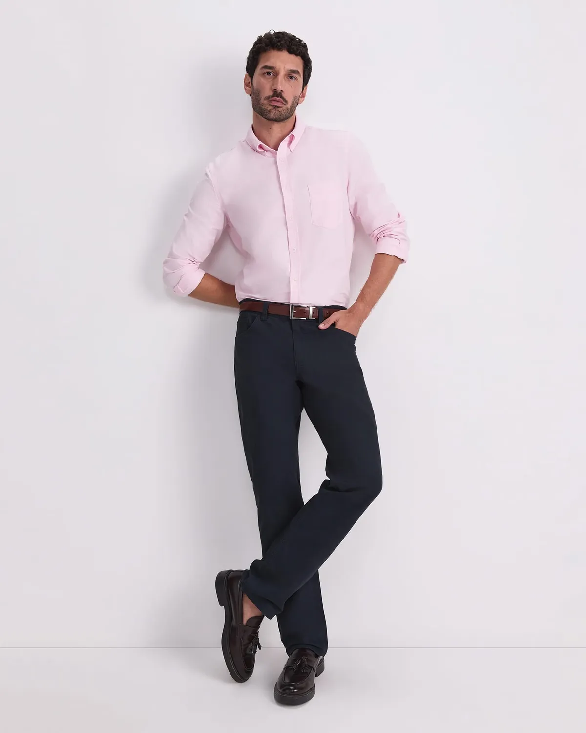 Sportscraft chemise oxford manches longues coton