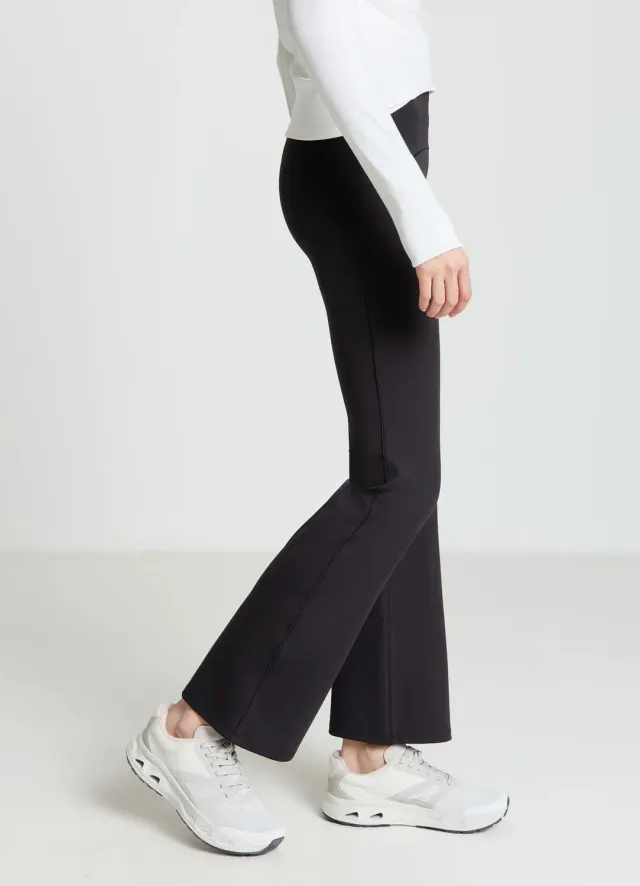 Calliope leggings flare femme taille haute uni