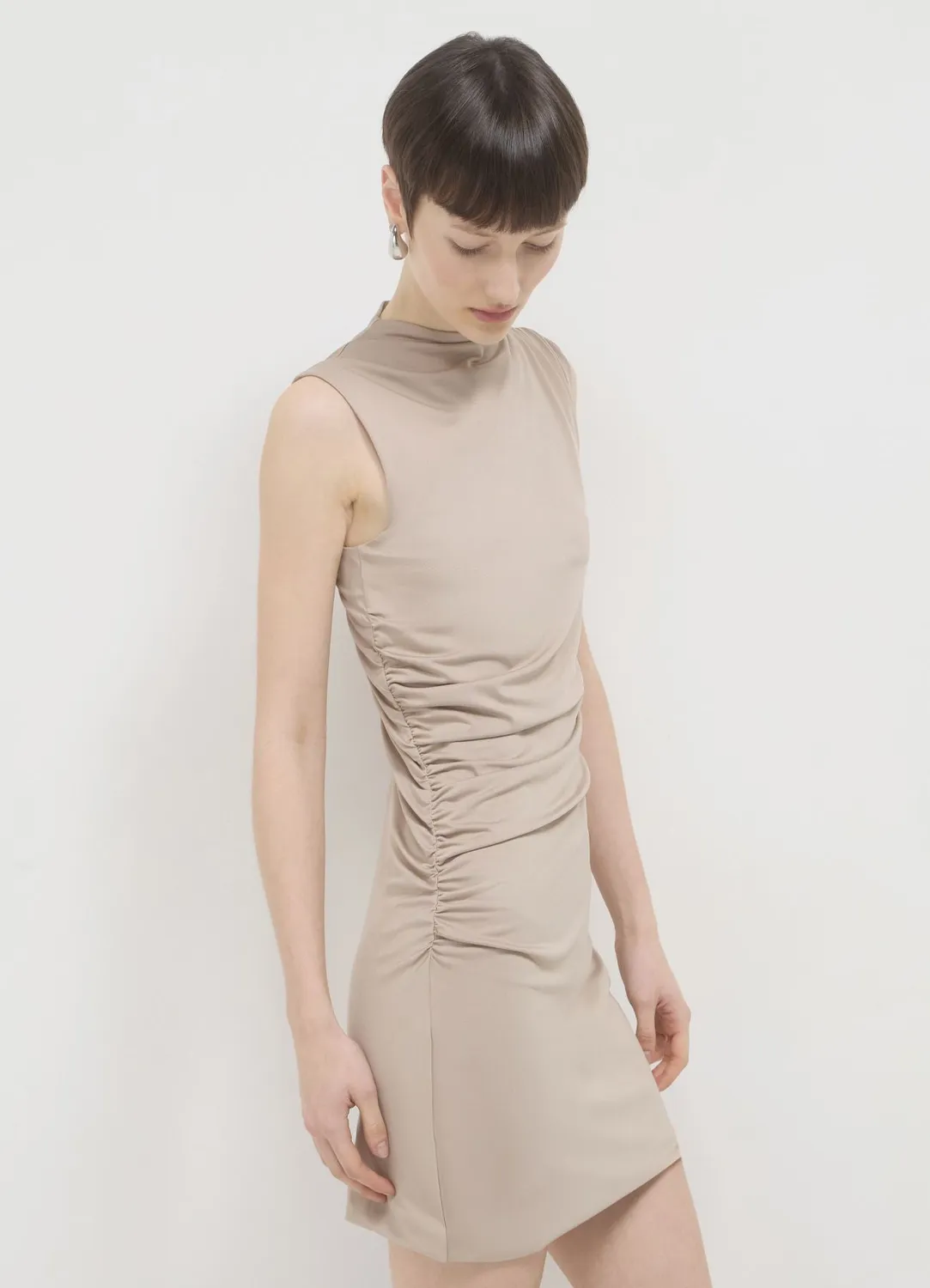 Calliope Abito corto arriccio robe courte sans manches taille S
