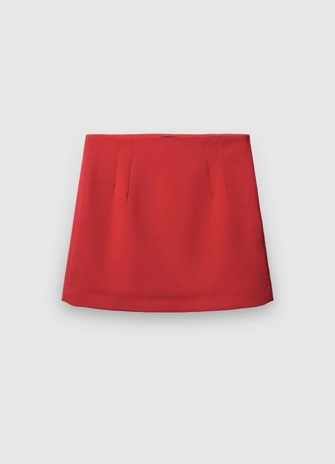 Calliope pinces minijupe zip latéral femme