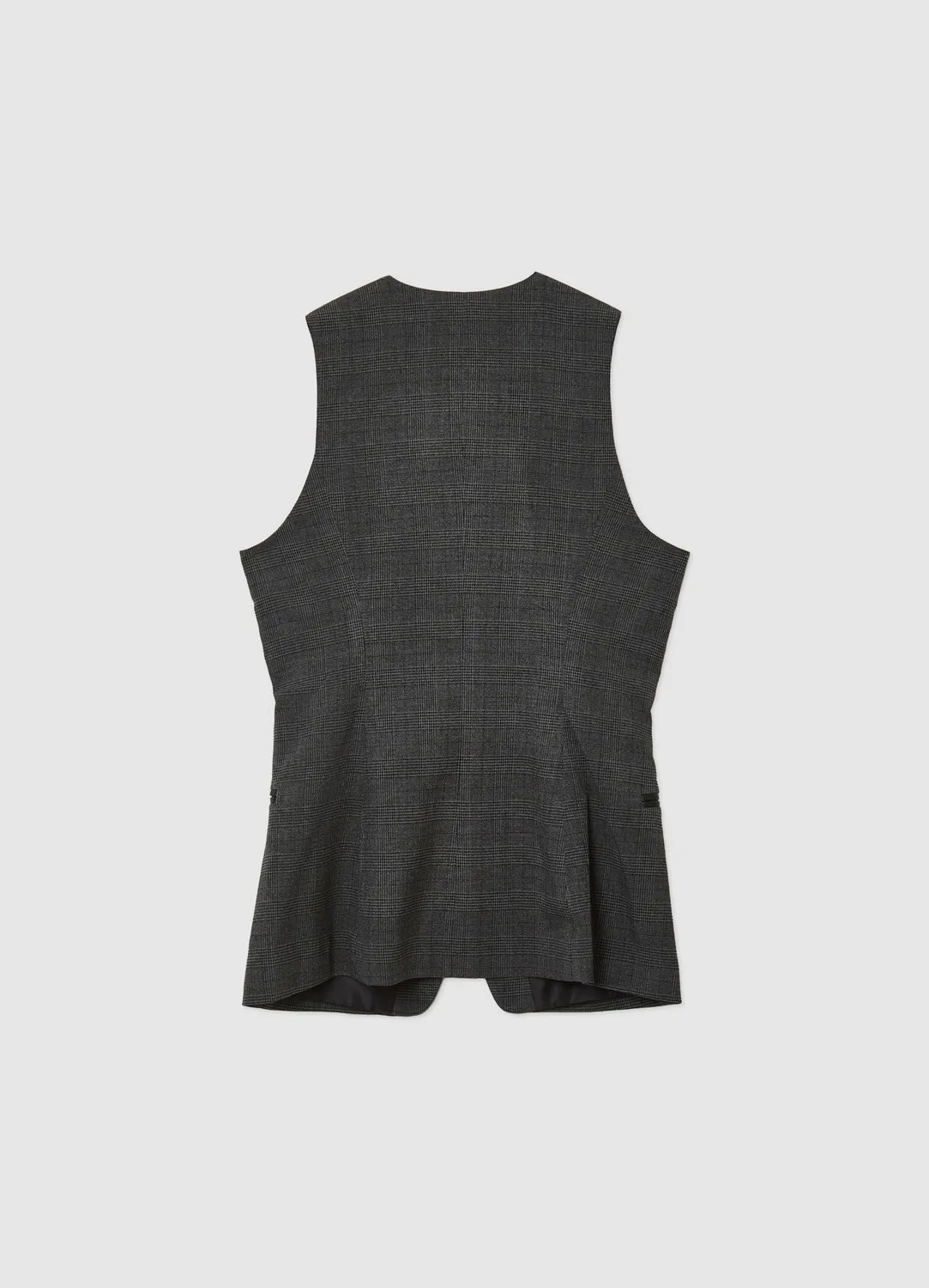 Calliope gilet prince-de-galles femme col V