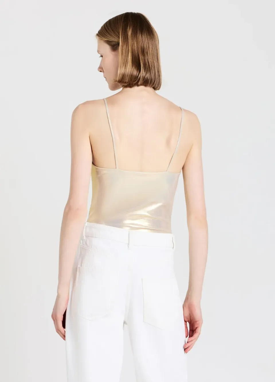 Calliope Body enduit brillant body femme bretelles