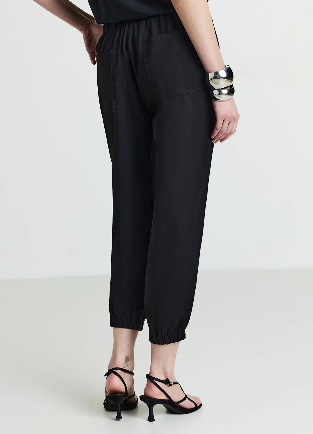 Calliope jogger uni cordon femme